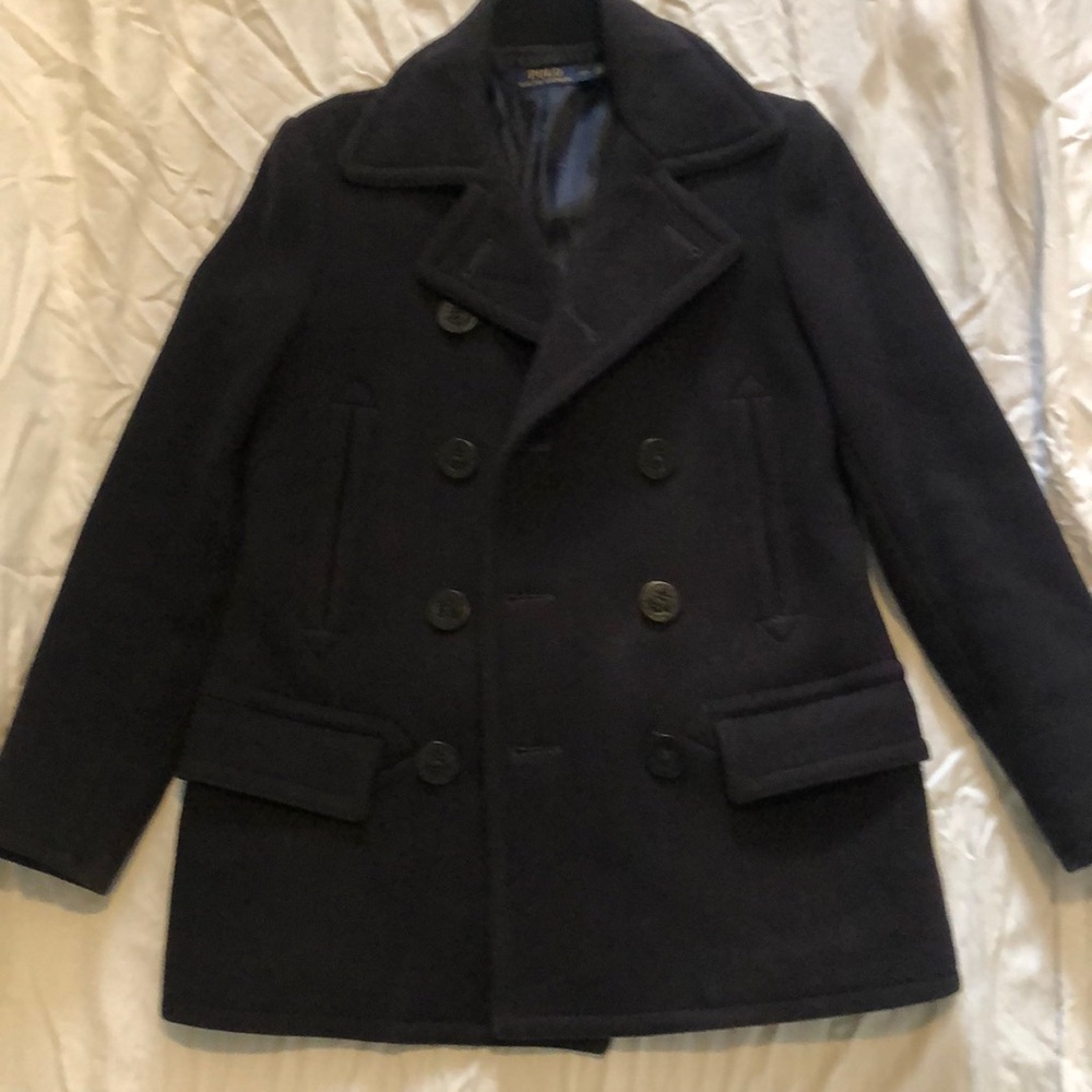 Ralph Lauren Polo pea coat.